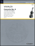 Concerto #6 in A minor Op. 3/6 Violin/ Piano Reduction cover